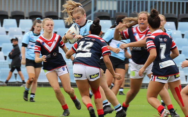 2020 Tarsha Gale Cup – Rnd 6 – Sharks v Roosters (1st Half)