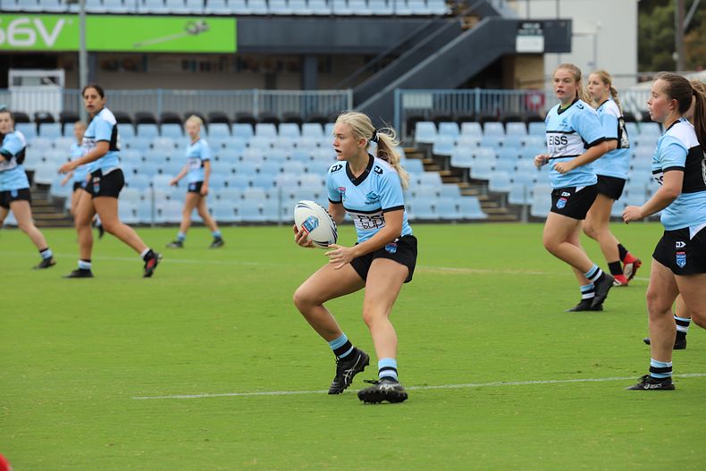 2020 Tarsha Gale Cup – Rnd 6 – Sharks v Roosters (1st Half)