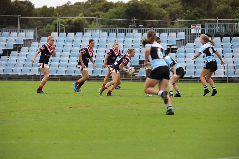 2020 Tarsha Gale Cup – Rnd 6 – Sharks v Roosters (1st Half)