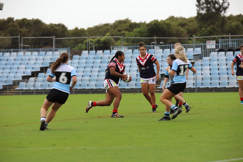 2020 Tarsha Gale Cup – Rnd 6 – Sharks v Roosters (1st Half)