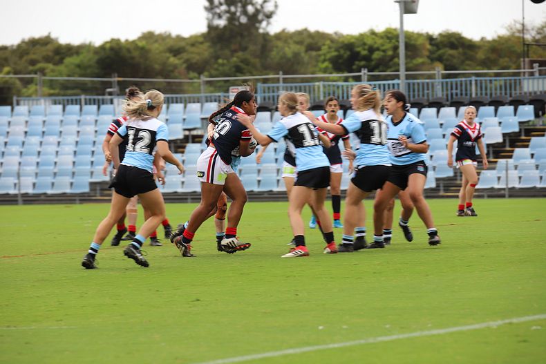 2020 Tarsha Gale Cup – Rnd 6 – Sharks v Roosters (1st Half)
