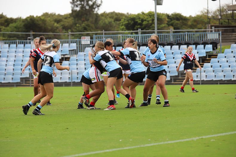 2020 Tarsha Gale Cup – Rnd 6 – Sharks v Roosters (1st Half)