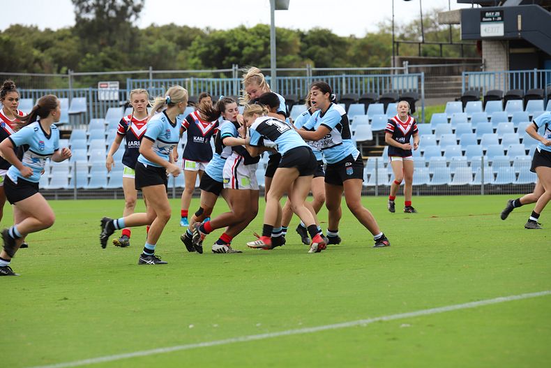 2020 Tarsha Gale Cup – Rnd 6 – Sharks v Roosters (1st Half)