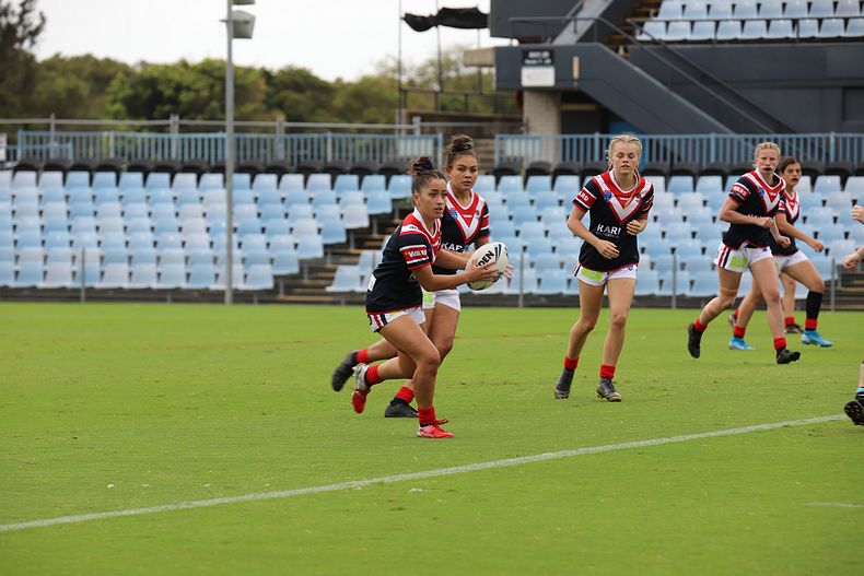2020 Tarsha Gale Cup – Rnd 6 – Sharks v Roosters (1st Half)