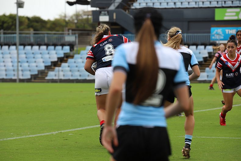 2020 Tarsha Gale Cup – Rnd 6 – Sharks v Roosters (1st Half)