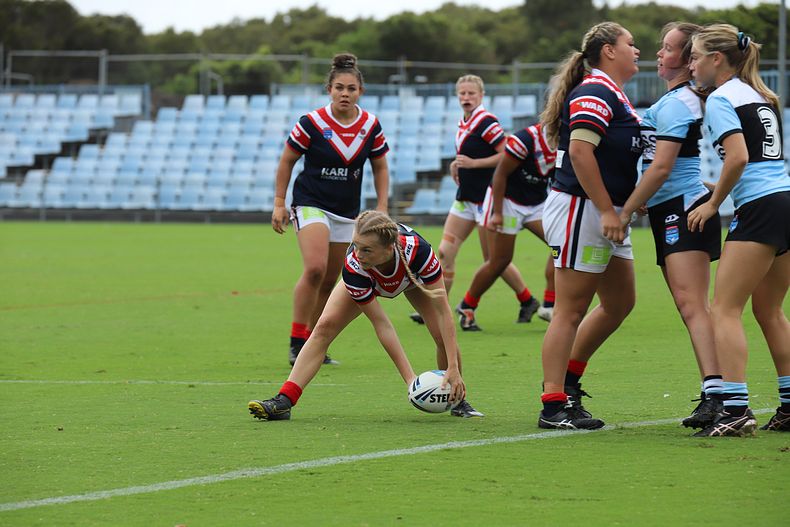 2020 Tarsha Gale Cup – Rnd 6 – Sharks v Roosters (1st Half)