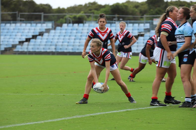 2020 Tarsha Gale Cup – Rnd 6 – Sharks v Roosters (1st Half)