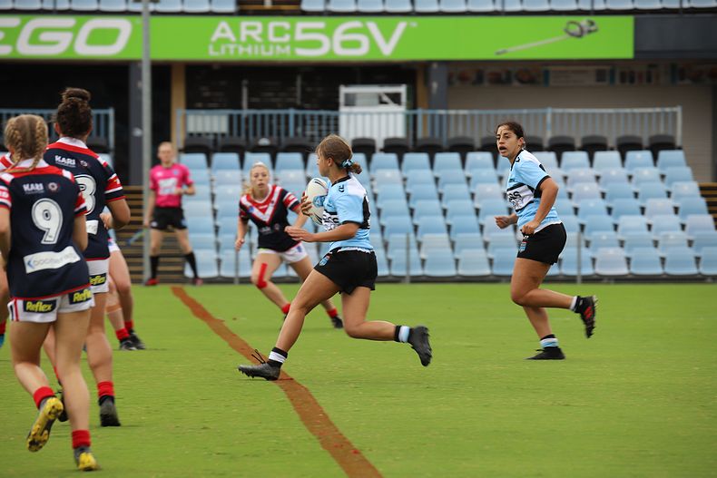 2020 Tarsha Gale Cup – Rnd 6 – Sharks v Roosters (1st Half)