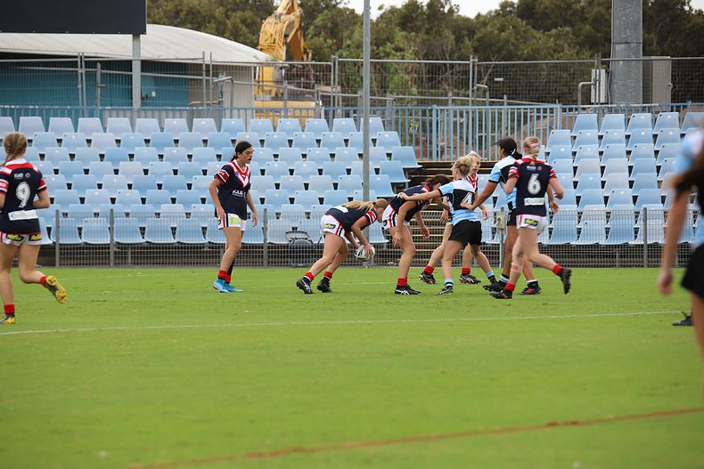 2020 Tarsha Gale Cup – Rnd 6 – Sharks v Roosters (1st Half)