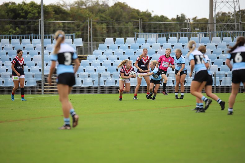 2020 Tarsha Gale Cup – Rnd 6 – Sharks v Roosters (1st Half)
