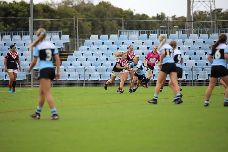 2020 Tarsha Gale Cup – Rnd 6 – Sharks v Roosters (1st Half)