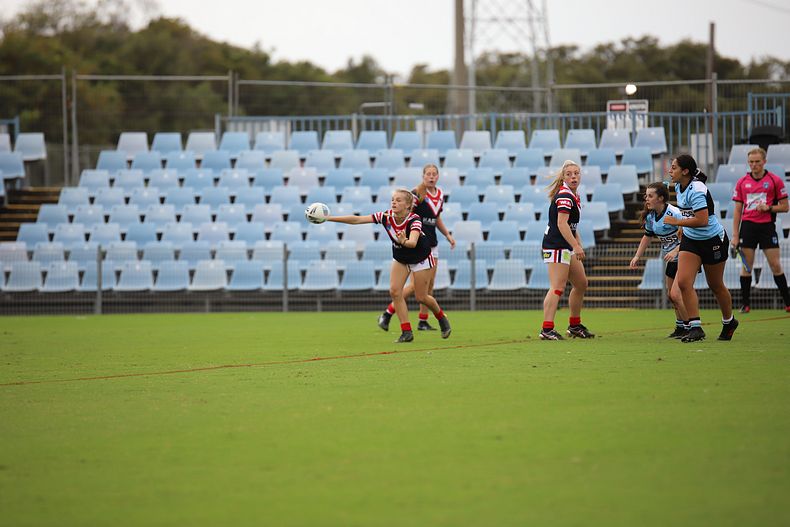 2020 Tarsha Gale Cup – Rnd 6 – Sharks v Roosters (1st Half)