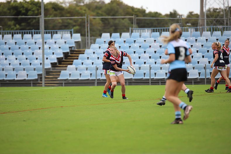 2020 Tarsha Gale Cup – Rnd 6 – Sharks v Roosters (1st Half)