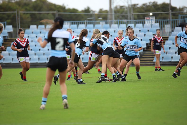 2020 Tarsha Gale Cup – Rnd 6 – Sharks v Roosters (1st Half)