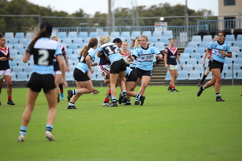 2020 Tarsha Gale Cup – Rnd 6 – Sharks v Roosters (1st Half)