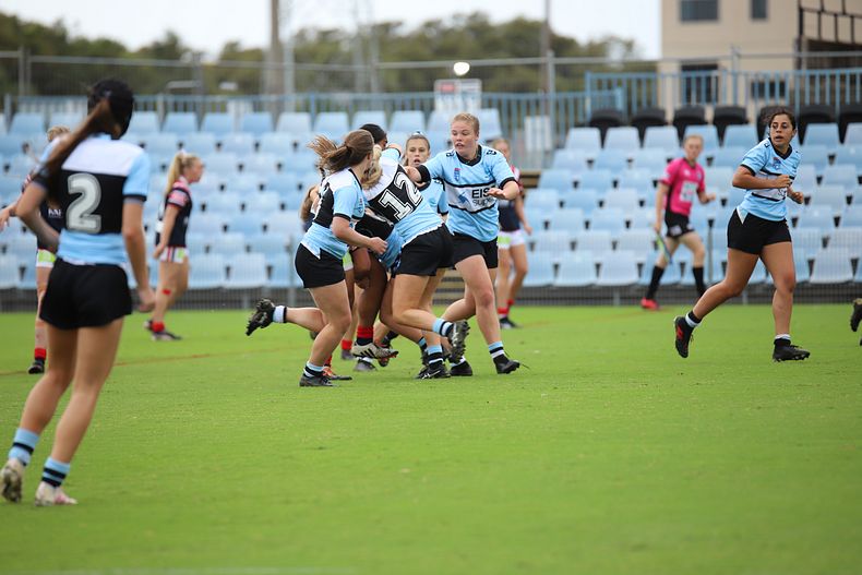 2020 Tarsha Gale Cup – Rnd 6 – Sharks v Roosters (1st Half)