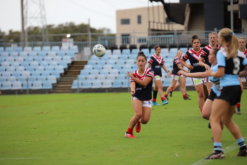 2020 Tarsha Gale Cup – Rnd 6 – Sharks v Roosters (1st Half)