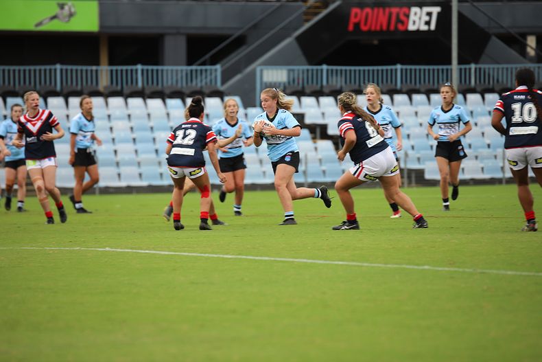 2020 Tarsha Gale Cup – Rnd 6 – Sharks v Roosters (1st Half)