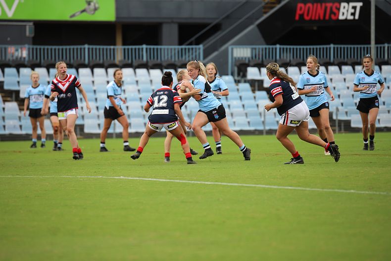 2020 Tarsha Gale Cup – Rnd 6 – Sharks v Roosters (1st Half)