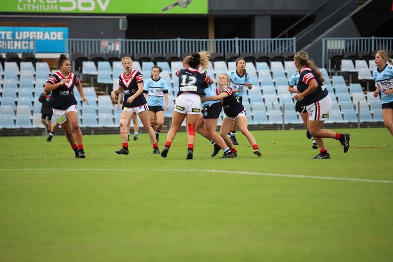 2020 Tarsha Gale Cup – Rnd 6 – Sharks v Roosters (1st Half)