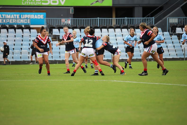2020 Tarsha Gale Cup – Rnd 6 – Sharks v Roosters (1st Half)