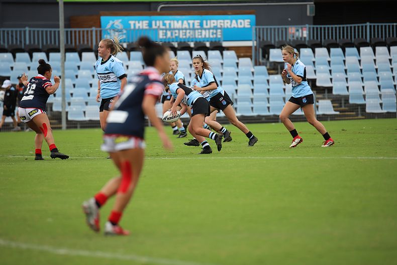 2020 Tarsha Gale Cup – Rnd 6 – Sharks v Roosters (1st Half)