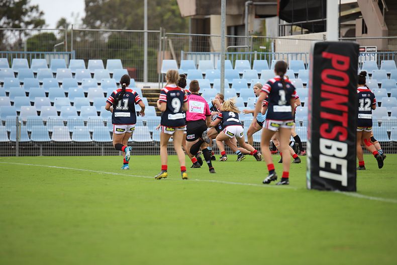 2020 Tarsha Gale Cup – Rnd 6 – Sharks v Roosters (1st Half)