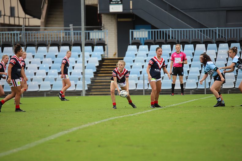 2020 Tarsha Gale Cup – Rnd 6 – Sharks v Roosters (1st Half)