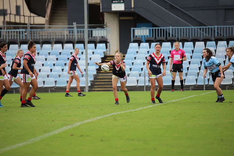 2020 Tarsha Gale Cup – Rnd 6 – Sharks v Roosters (1st Half)