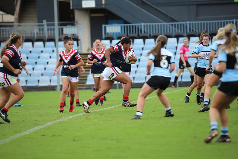 2020 Tarsha Gale Cup – Rnd 6 – Sharks v Roosters (1st Half)