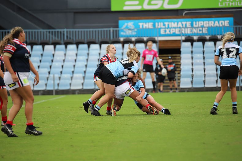 2020 Tarsha Gale Cup – Rnd 6 – Sharks v Roosters (1st Half)
