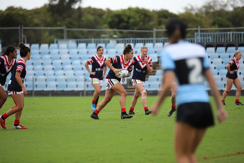 2020 Tarsha Gale Cup – Rnd 6 – Sharks v Roosters (1st Half)