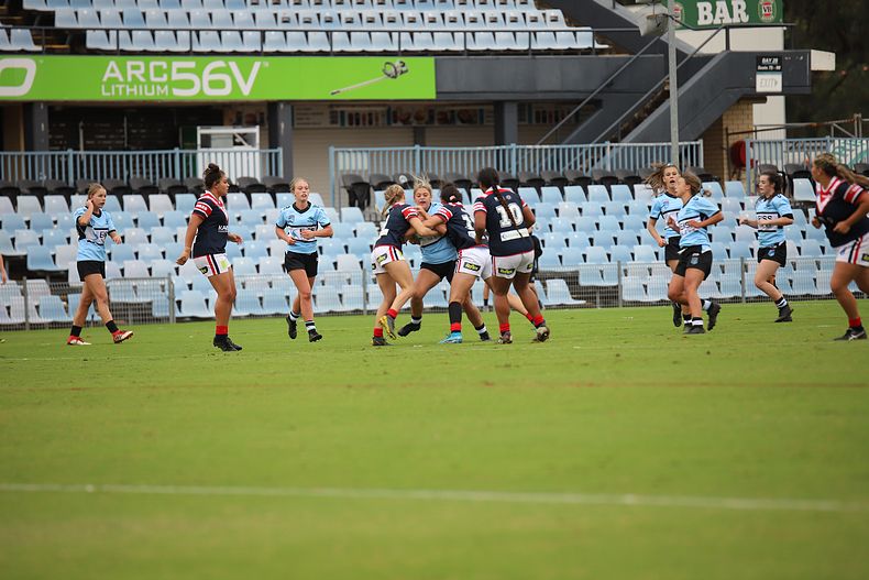 2020 Tarsha Gale Cup – Rnd 6 – Sharks v Roosters (1st Half)