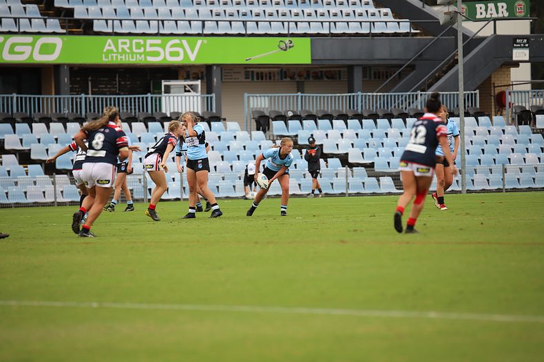 2020 Tarsha Gale Cup – Rnd 6 – Sharks v Roosters (1st Half)