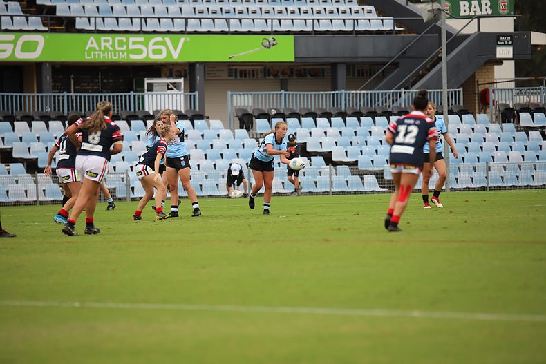 2020 Tarsha Gale Cup – Rnd 6 – Sharks v Roosters (1st Half)
