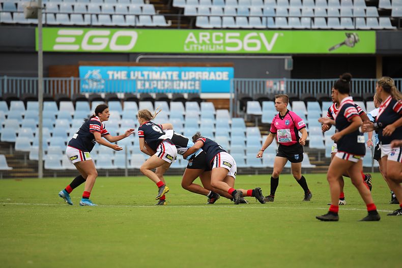 2020 Tarsha Gale Cup – Rnd 6 – Sharks v Roosters (1st Half)
