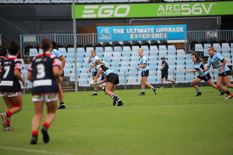 2020 Tarsha Gale Cup – Rnd 6 – Sharks v Roosters (1st Half)