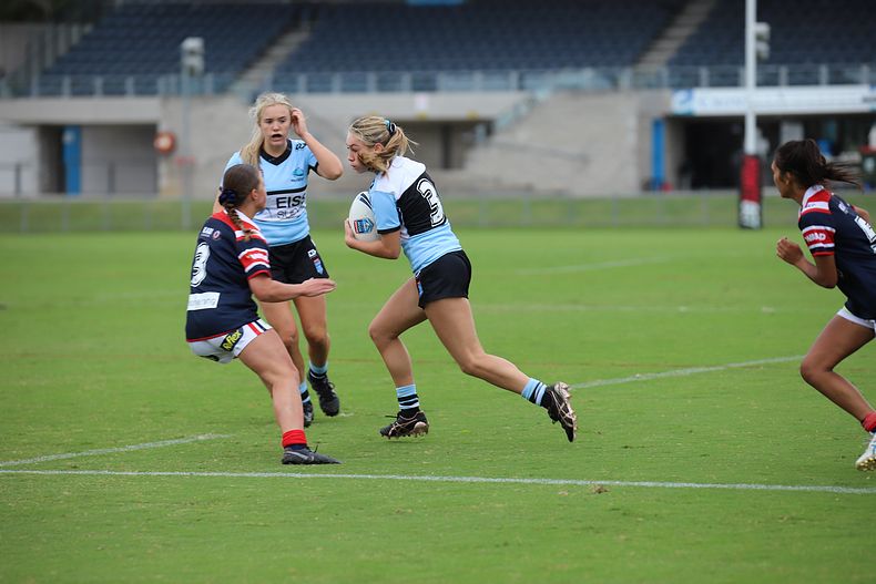 2020 Tarsha Gale Cup – Rnd 6 – Sharks v Roosters (1st Half)