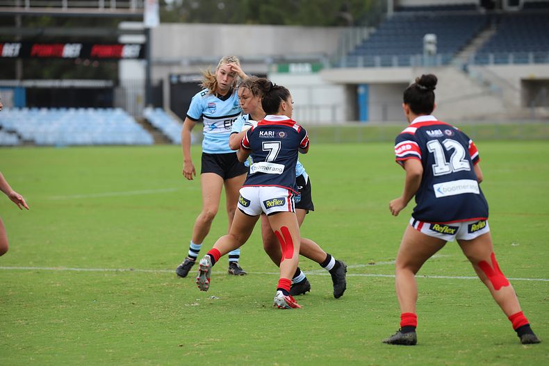 2020 Tarsha Gale Cup – Rnd 6 – Sharks v Roosters (1st Half)