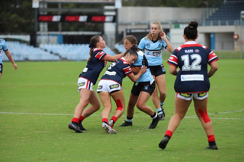 2020 Tarsha Gale Cup – Rnd 6 – Sharks v Roosters (1st Half)