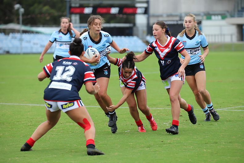 2020 Tarsha Gale Cup – Rnd 6 – Sharks v Roosters (1st Half)