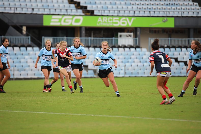 2020 Tarsha Gale Cup – Rnd 6 – Sharks v Roosters (1st Half)