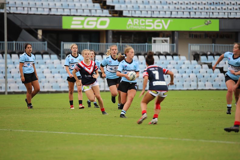 2020 Tarsha Gale Cup – Rnd 6 – Sharks v Roosters (1st Half)