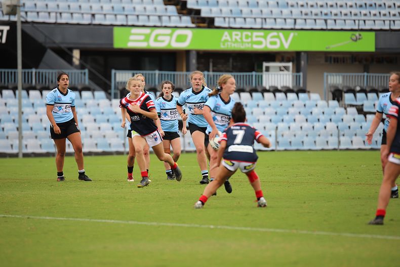 2020 Tarsha Gale Cup – Rnd 6 – Sharks v Roosters (1st Half)