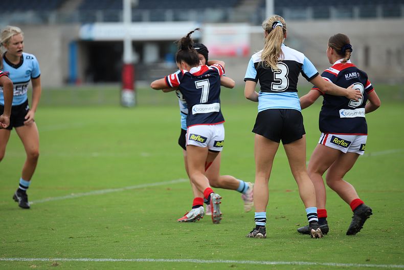 2020 Tarsha Gale Cup – Rnd 6 – Sharks v Roosters (1st Half)