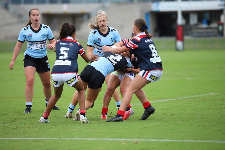 2020 Tarsha Gale Cup – Rnd 6 – Sharks v Roosters (1st Half)