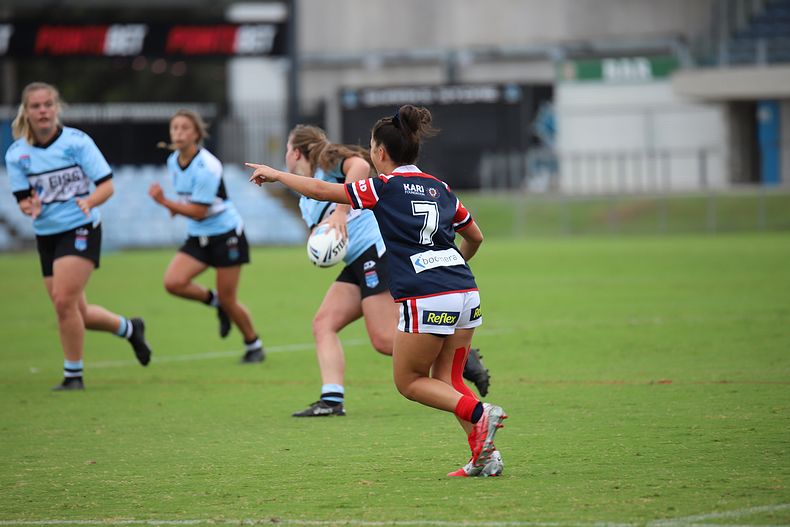2020 Tarsha Gale Cup – Rnd 6 – Sharks v Roosters (1st Half)
