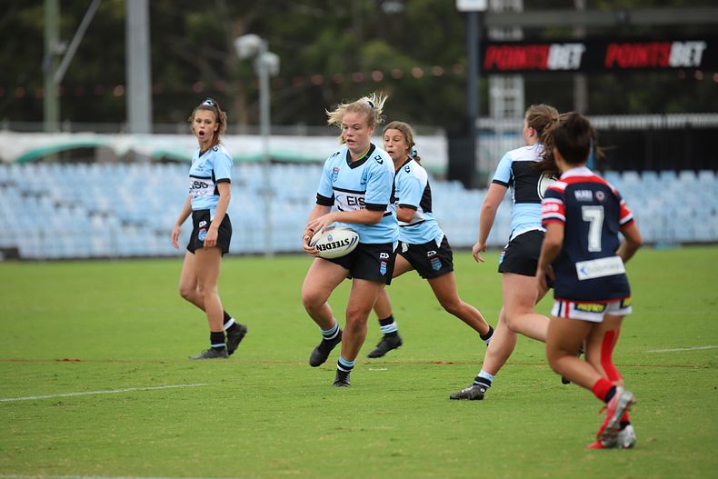 2020 Tarsha Gale Cup – Rnd 6 – Sharks v Roosters (1st Half)