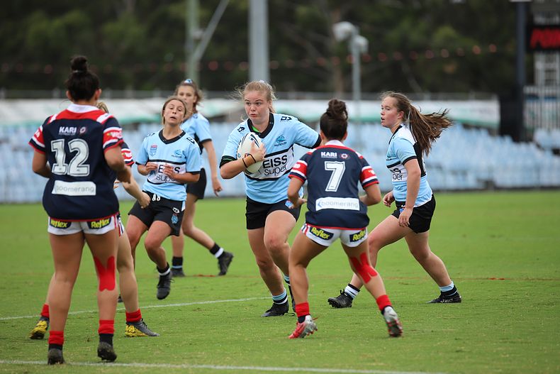 2020 Tarsha Gale Cup – Rnd 6 – Sharks v Roosters (1st Half)