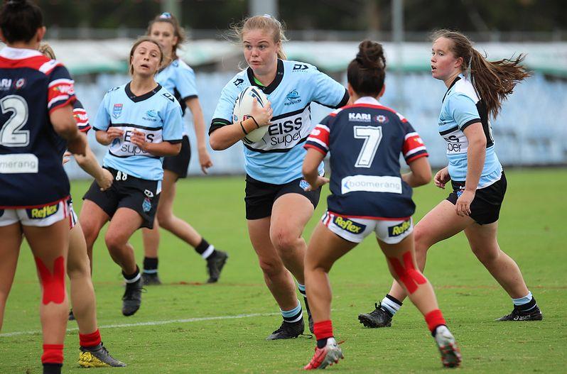 2020 Tarsha Gale Cup – Rnd 6 – Sharks v Roosters (1st Half)